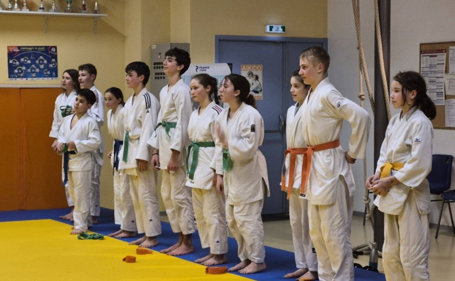 Passage de ceintures minimes et cadets
